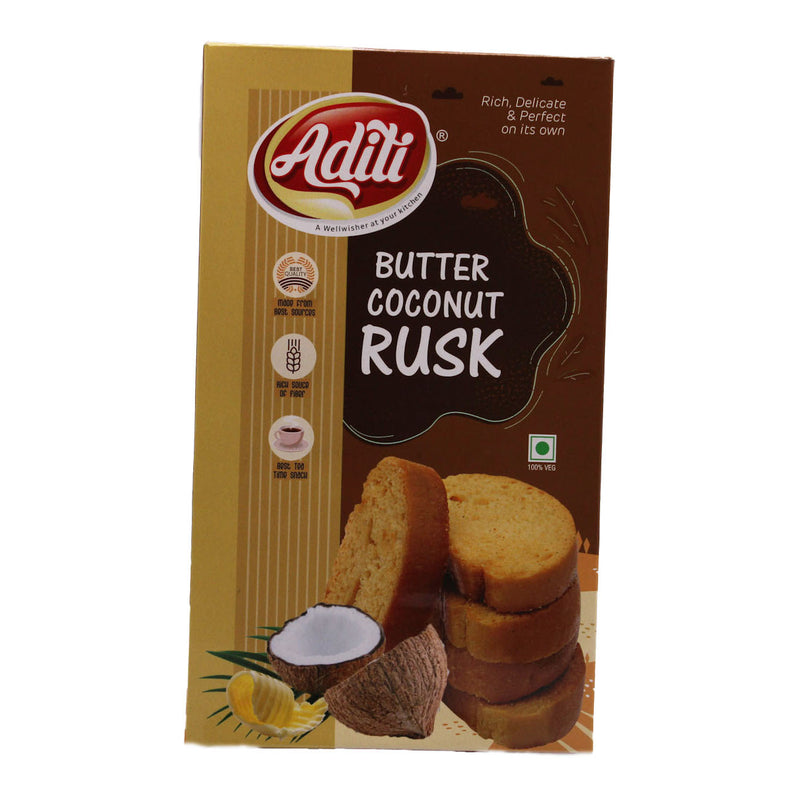 BUTTER COCONUT RUSK BY ADITI