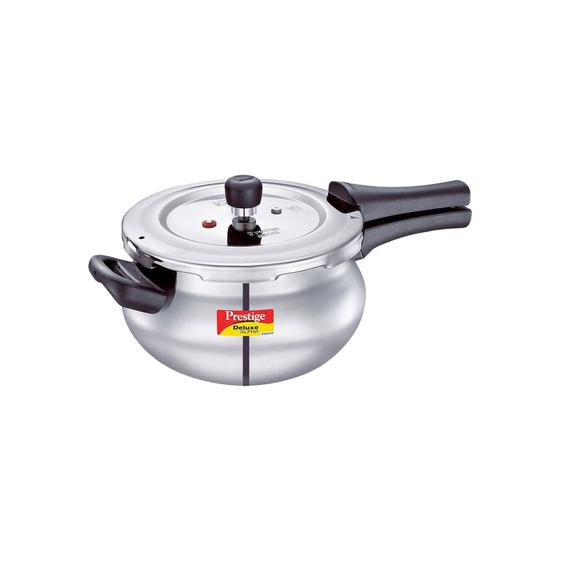 Prestige Deluxe Alpha Svachh Stainless Steel Pressure Cooker Handi(4Ltr)