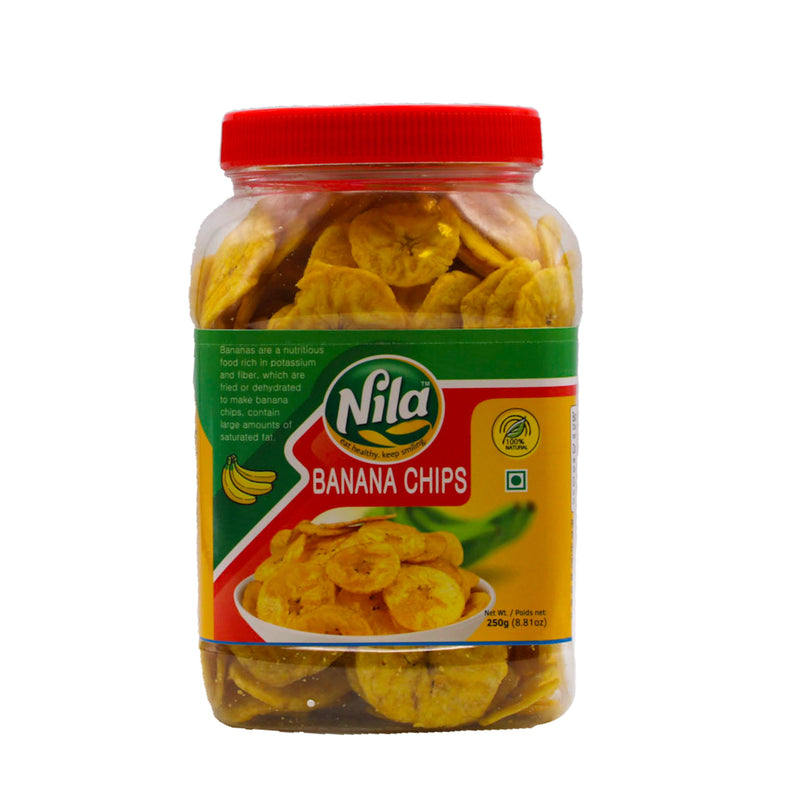 sweet Banana Chips bottle by Nila